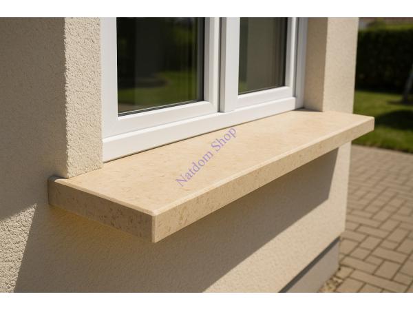 Jura mészkő párkány - finoman csiszolt Jura mészkő párkány - finoman csiszolt