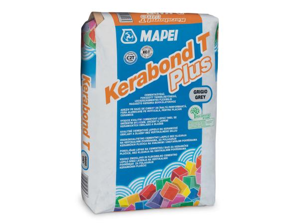 Mapei Kerabond T Plus – Fokozott terhelhetőségű cementkötésű ragasztó kerámia burkolólapokhoz