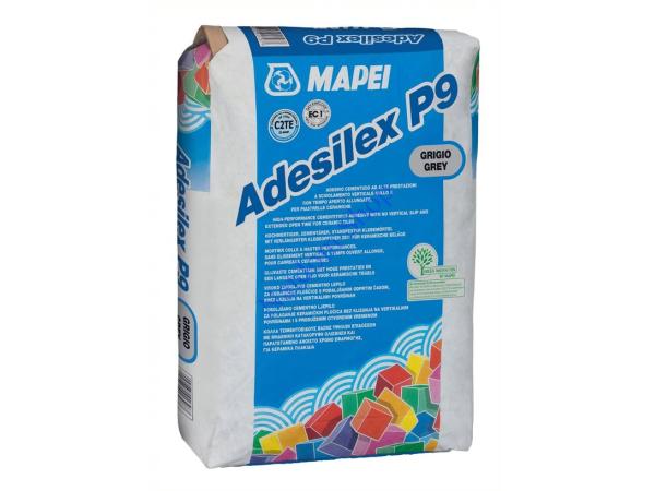 Mapei Adesilex P9 - Cementkötésű ragasztó kerámia és természetes kő burkolatokhoz Mapei Adesilex P9 - Cementkötésű ragasztó kerámia és természetes kő burkolatokhoz